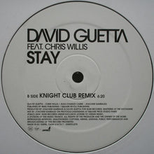 Load image into Gallery viewer, David Guetta Feat. Chris Willis : Stay (12", Promo)