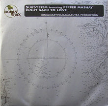 Load image into Gallery viewer, Subsystem featuring Pepper Mashay : Right Back To Love (2x12")