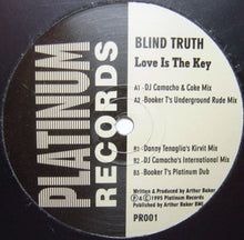 Load image into Gallery viewer, Blind Truth : Love Is The Key (12")