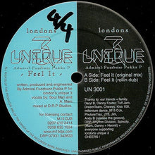 Load image into Gallery viewer, London's Unique 3 : Feel It (12")