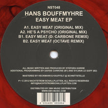 Load image into Gallery viewer, Hans Bouffmyhre : Easy Meat EP (12", EP, Red)
