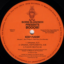 Load image into Gallery viewer, Boris Dlugosch Presents Booom! : Keep Pushin' (2x12")