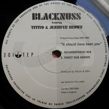 Load image into Gallery viewer, Blacknuss Featuring Titiyo And Jennifer Brown : It Should Have Been You (12")