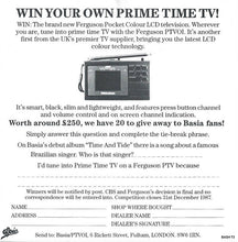 Load image into Gallery viewer, Basia : Prime Time T.V. (12", Single)