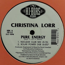 Load image into Gallery viewer, Christina Lorr : Pure Energy (12")