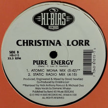 Load image into Gallery viewer, Christina Lorr : Pure Energy (12")