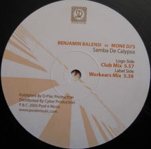 Load image into Gallery viewer, Benjamin Balensi vs. Moné DJs : Samba De Calypso (12")