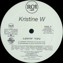 Load image into Gallery viewer, Kristine W : Lovin' You (Disk 1 Of 2) (12", Promo)
