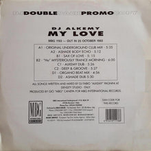 Load image into Gallery viewer, Alkemy : My Love (2x12", Promo)