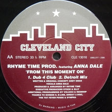 Load image into Gallery viewer, Rhyme Time Prod.* Featuring Anna Dale : From This Moment On (12")