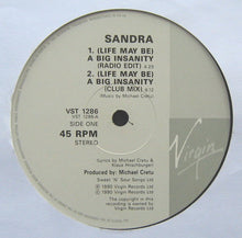 Load image into Gallery viewer, Sandra : (Life May Be) A Big Insanity (12")