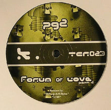Load image into Gallery viewer, PG2 : Forum Of Love Part 2 (12")