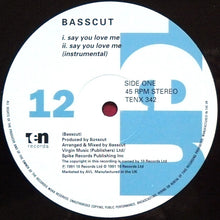 Load image into Gallery viewer, Basscut : Say You Love Me (12", Single)