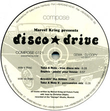 Load image into Gallery viewer, Marcel Krieg : Disco Drive (12")