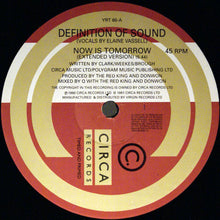 Load image into Gallery viewer, Definition Of Sound : Now Is Tomorrow (12")
