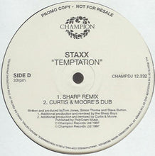 Load image into Gallery viewer, Staxx : Temptation (2x12", Promo)