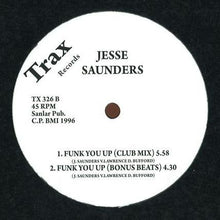 Load image into Gallery viewer, Jesse Saunders : Funk You Up (12", RE, RM)