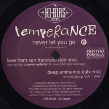 Load image into Gallery viewer, Temperance : Never Let You Go (12", Maxi)