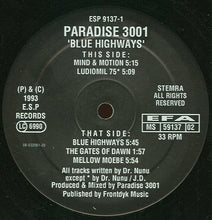 Load image into Gallery viewer, Paradise 3001 : Blue Highways (12")