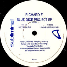 Load image into Gallery viewer, Richard F. : The Blue Dice Project EP (2x12", EP)