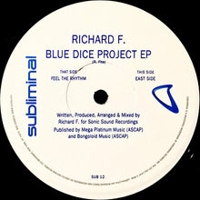 Load image into Gallery viewer, Richard F. : The Blue Dice Project EP (2x12", EP)