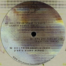 Load image into Gallery viewer, Scuba (4) : All I Think About Is Death / Why You Feel So Low (12")