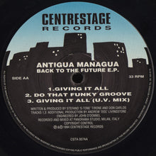 Load image into Gallery viewer, Antigua Managua : Back To The Future E.P. (12", EP)