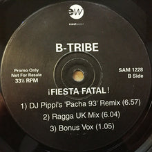 Load image into Gallery viewer, B-Tribe : ¡ Fiesta Fatal ! (12", Promo)
