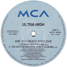Load image into Gallery viewer, Ultra High : Are You Ready For Love (12", Single)