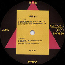 Load image into Gallery viewer, Rififi Introducing Tavernier : Big Money Noi$e (12", Maxi)