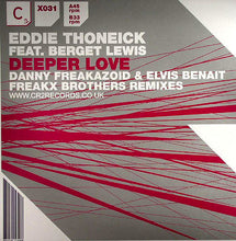 Load image into Gallery viewer, Eddie Thoneick Feat. Berget Lewis : Deeper Love (12")