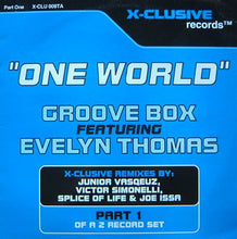 Load image into Gallery viewer, Groove Box (2) Featuring Evelyn Thomas : One World (12", Single, 1/2)