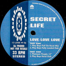 Load image into Gallery viewer, Secret Life : Love Love Love (12", Promo)