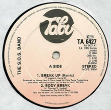 Load image into Gallery viewer, The S.O.S. Band : Break Up (Remix) (12", Single)