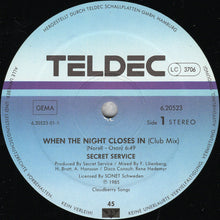 Load image into Gallery viewer, Secret Service : When The Night Closes In (12")