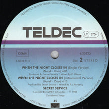 Load image into Gallery viewer, Secret Service : When The Night Closes In (12")