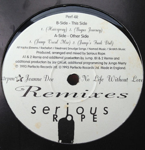 Jeanne Dee : No Life Without Love (Remixes) (12