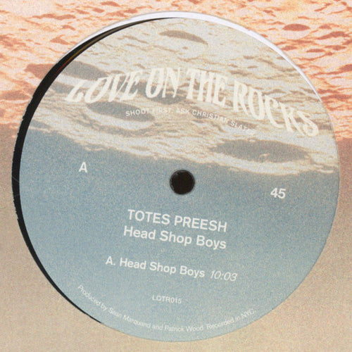Totes Preesh : Head Shop Boys (12