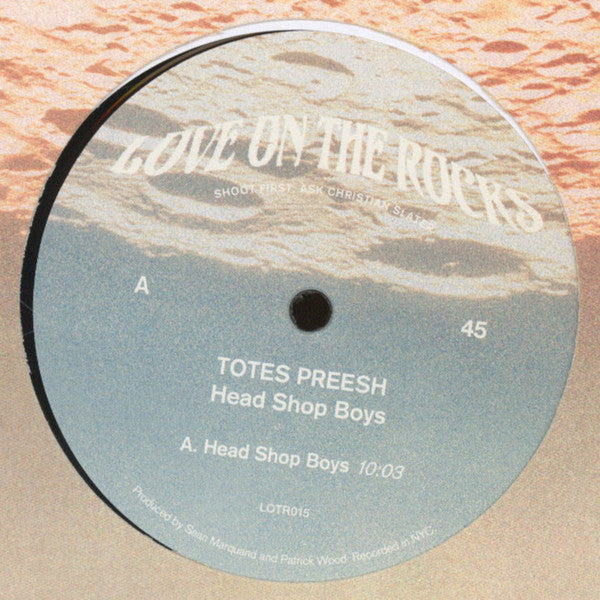 Totes Preesh : Head Shop Boys (12