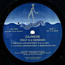 Load image into Gallery viewer, Cajmere : Only 4 U (Remixes) (12")
