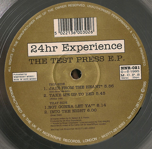 24hr Experience* : The Test Press E.P. (12