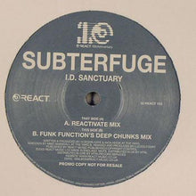 Load image into Gallery viewer, Subterfuge (3) : I.D. Sanctuary (12")

