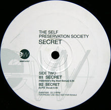 Load image into Gallery viewer, Self Preservation Society : Secret (12&quot;, Promo)

