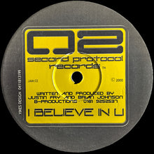 Load image into Gallery viewer, Second Protocol : I Believe In U / Basslick (12", Ltd, Promo)
