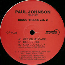 Load image into Gallery viewer, Paul Johnson : Disco Traxx Vol. 2 (12")
