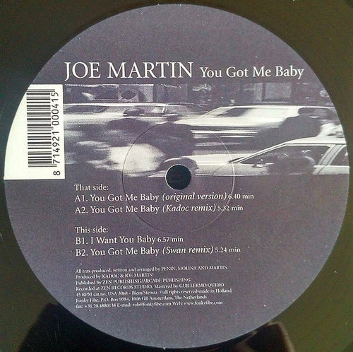 Joe Martin : You Got Me Baby (12