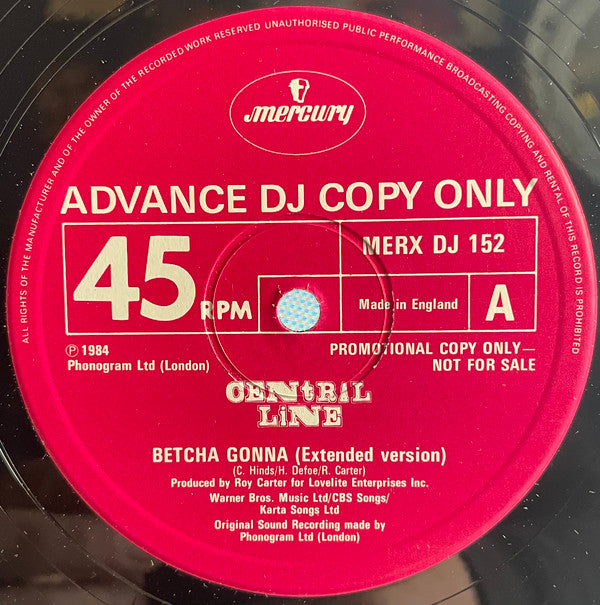 Central Line : Betcha Gonna (12