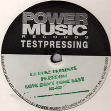 Load image into Gallery viewer, DJ Duke Presents Freedom : Love Don't Come Easy (12", TP, Sta)
