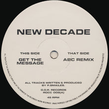 Load image into Gallery viewer, New Decade : Get The Message / ABC (Remix) (12&quot;)
