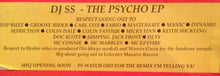 Load image into Gallery viewer, DJ-SS* : The Psycho EP (12&quot;, EP, Ltd)
